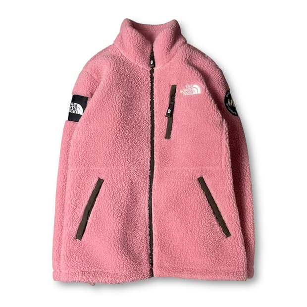 노스페이스 딸기우유 뽀글이 플리스 자켓 S