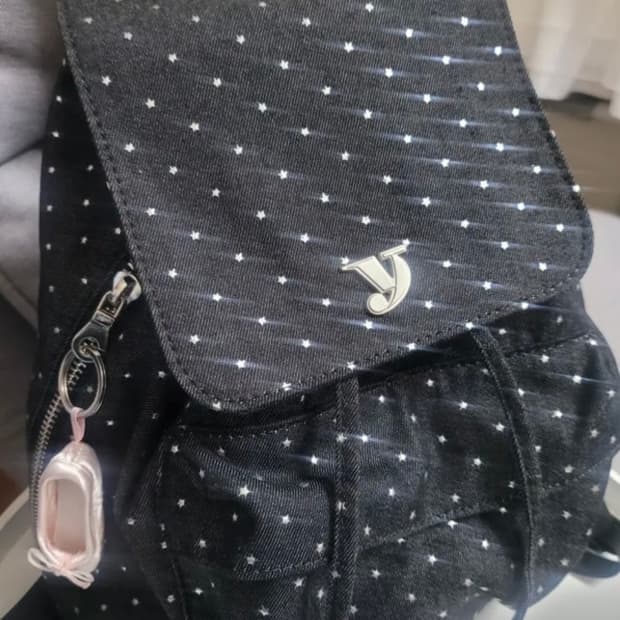 여밈 미니 데이 백팩 별 땡땡이