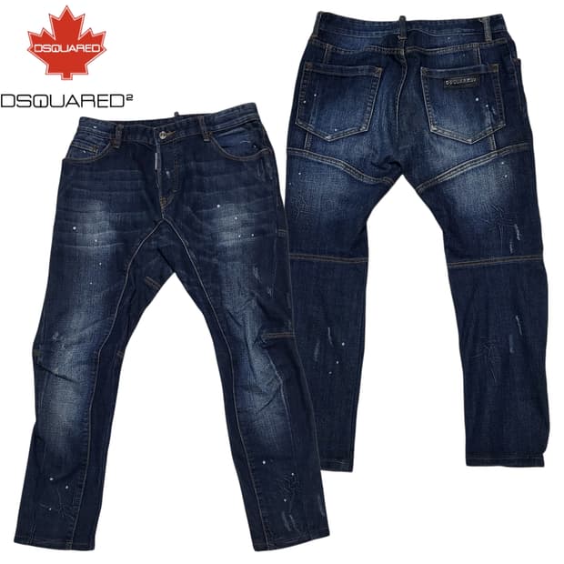 (48) DSQUARED2 디스퀘어드2 데님청바지 바이커슬림진