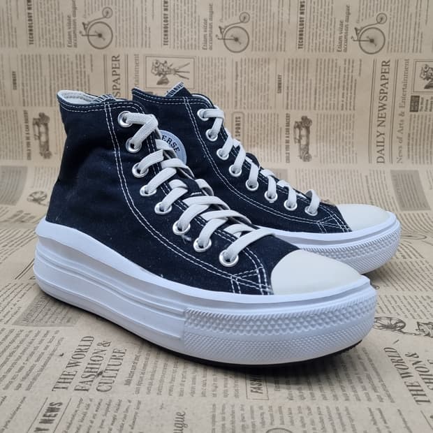 컨버스 무브 블랙 리프트 하이탑240