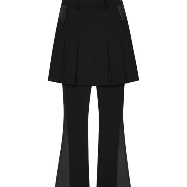 오호스  Pleated Jersey Skirt Pants 스커트 팬츠