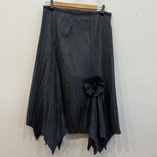 유럽빈티지 NINA 언발 플리츠 스커트 Made in FRANCE