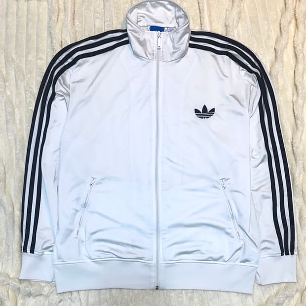 아디다스 빈티지 구형 파이어버드 흰검 트랙탑 져지