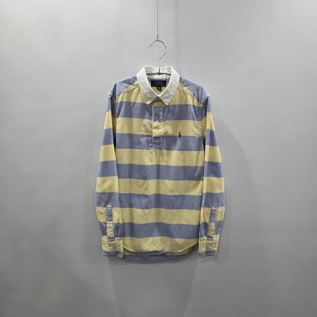폴로랄프로렌 키즈 스트라이프 럭비셔츠 M/10/12