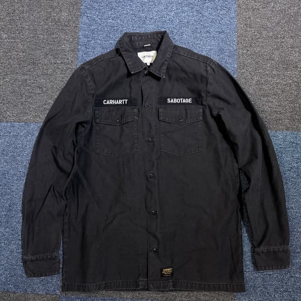 칼하트 wip 블랙셔츠