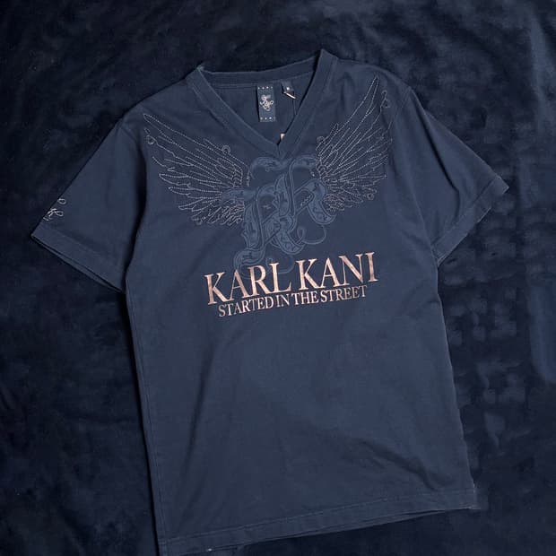 일본빈티지 KARL KANI 브이넥