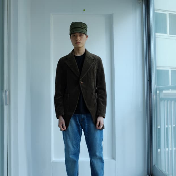 꼼데가르송 옴므플러스 AD 2004 코듀로이 자켓