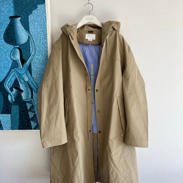 나나미카 고어텍스 후드 오버 코트 L