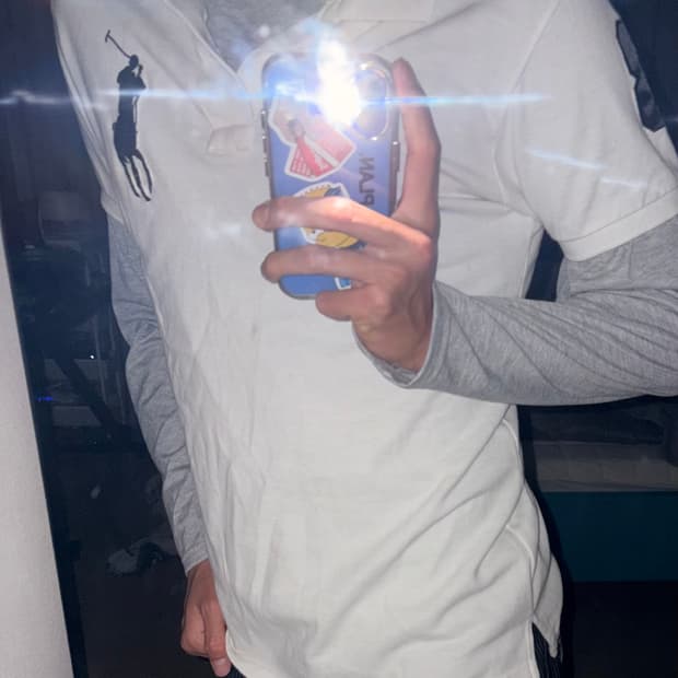 폴로 빅포니 반팔 white