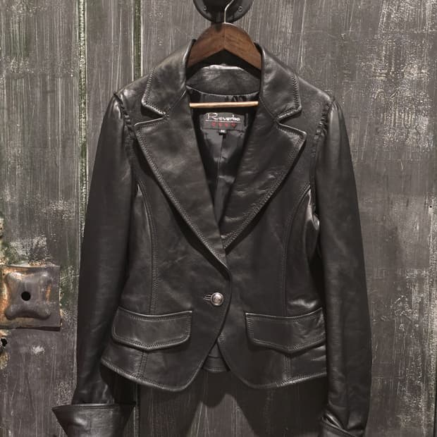 90s Reverb Lambskin Leather Jacket