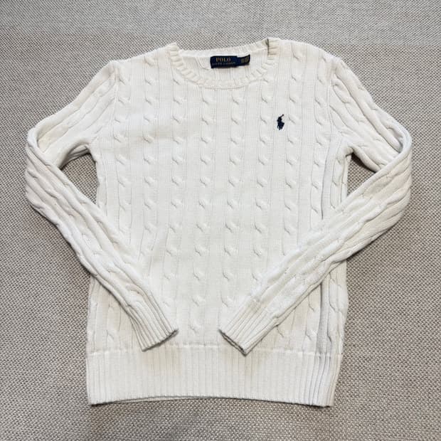 폴로 랄프로렌 라운드 케이블 니트