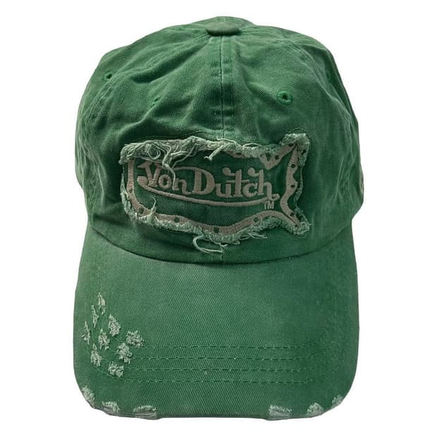 VON DUTCH 데미지 디테일 볼캡 그랜