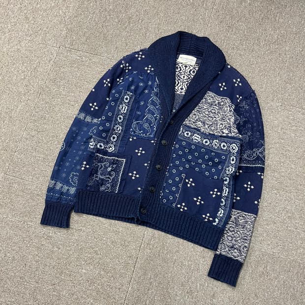 데님앤서플라이 랄프로렌 페이즐리 가디건