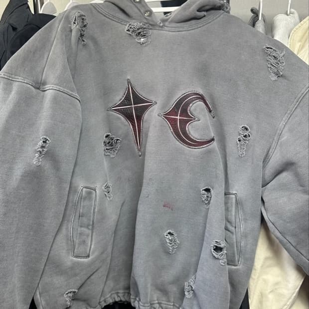 떠그클럽 락 후드 그레이