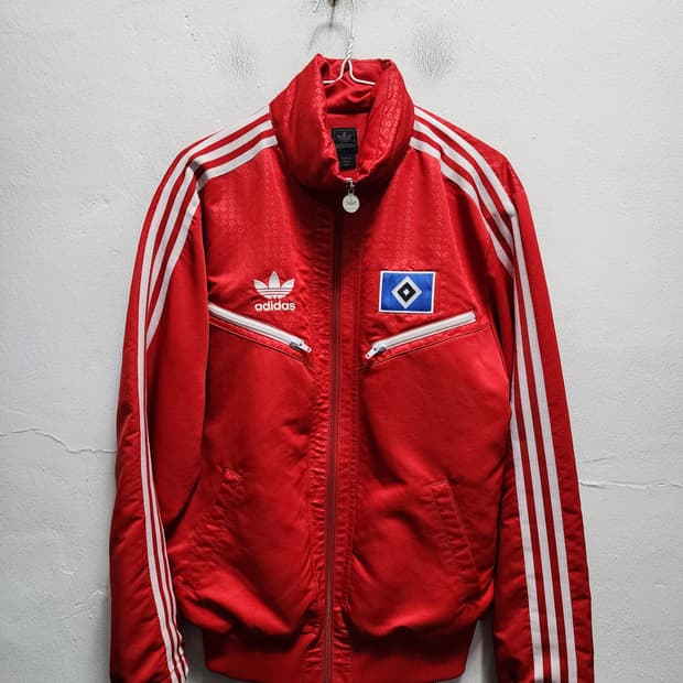 아디다스 함부르크 오버핏 바람막이 져지