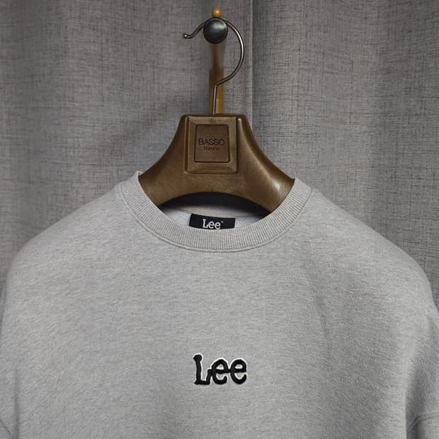 L ) Lee 스몰로고 오버핏 맨투맨