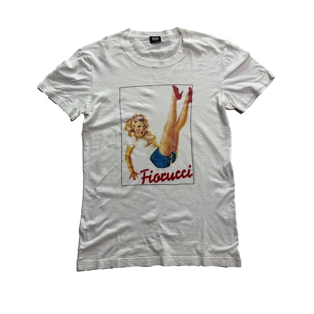 00s 돌체앤가바나 피오루치 핀업걸 티셔츠