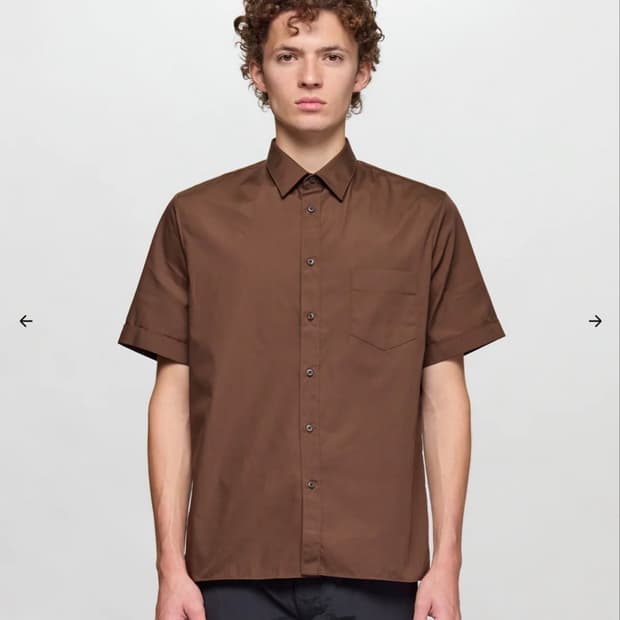 Prada sleeve cotton blend shirt