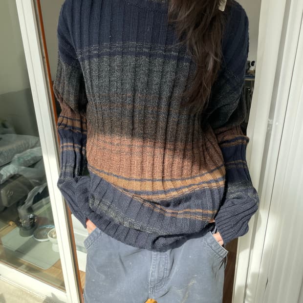 80’s Pleated Italian Cashmere Knit