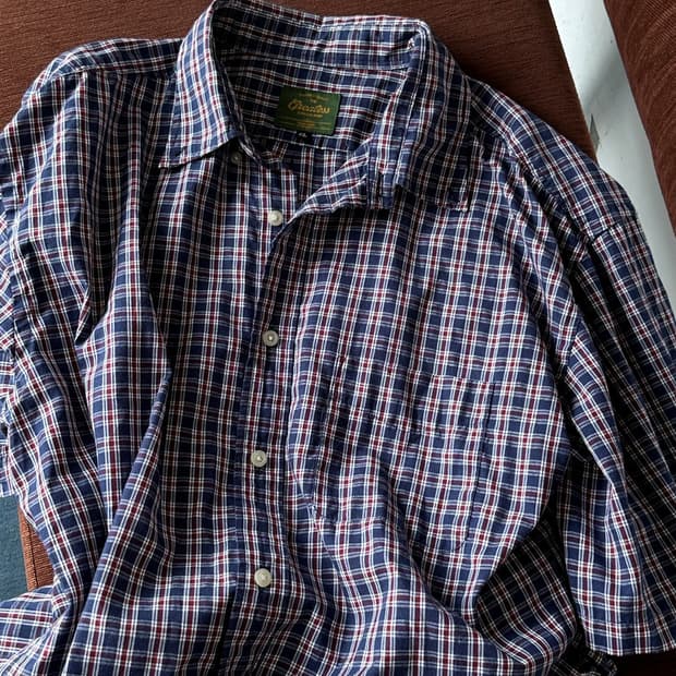 Light cotton check shirt