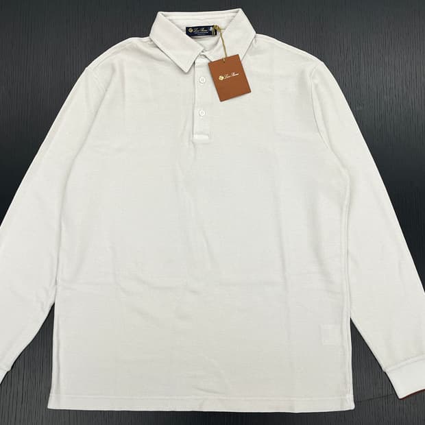 로로피아나 코튼 카라티 니트 XL(105)사이즈 (새상품)