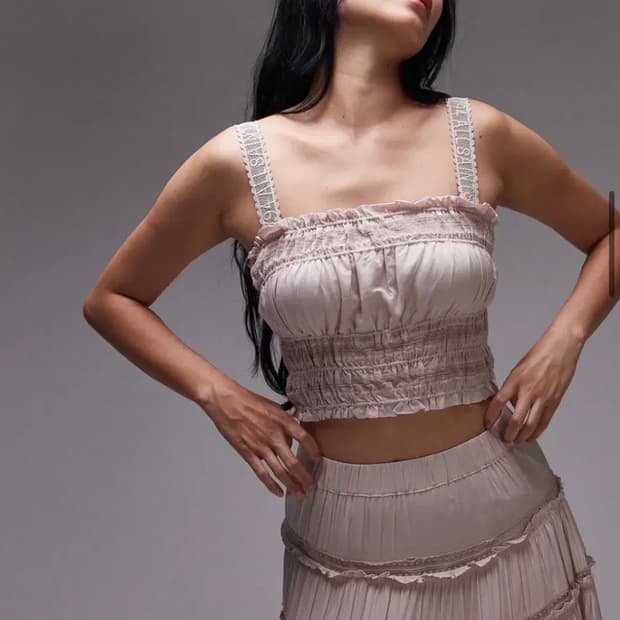 올세인츠 탈리아탑 핑크 US 10