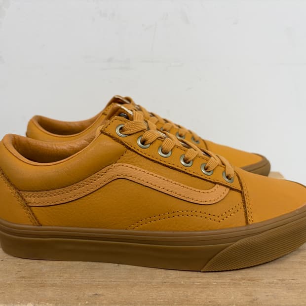 반스 여성 가죽 스니커즈 240