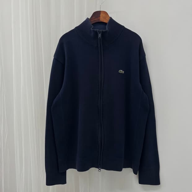 라코스테 Lacoste 투웨이 지퍼 니트 집업  