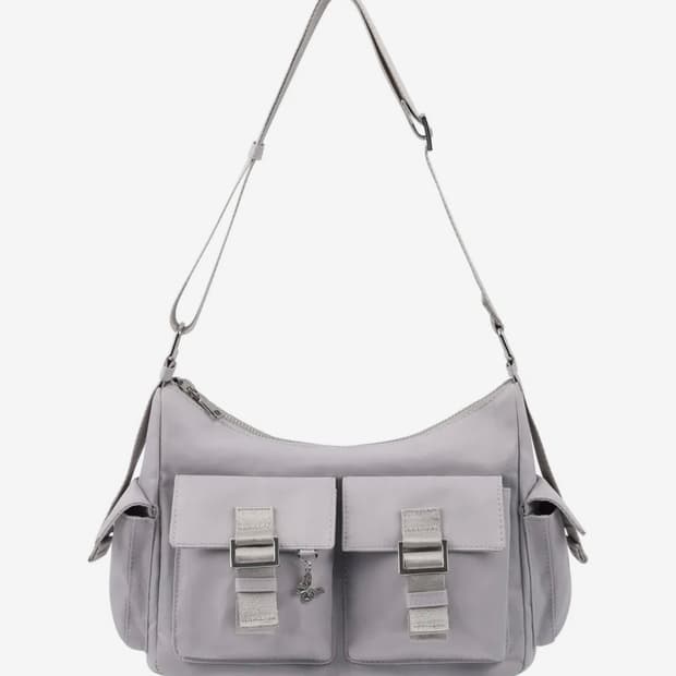 팬시클럽 캄 인텐스 숄더백 그레이