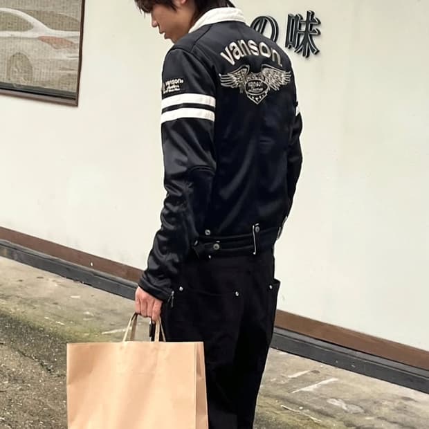 Vanson sleeve rider jacket (L)