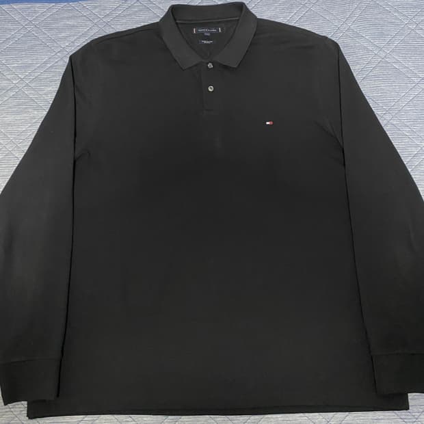 타미힐피거 폴로 긴팔티 블랙 3XL