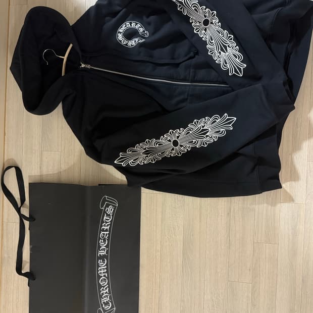 크롬하츠 헤비웨이트 홀스슈 후드집업 xxl 판매 