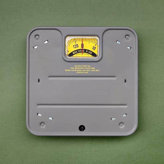 푸에브코 Puebco 레트로 체중계 standard bath scale