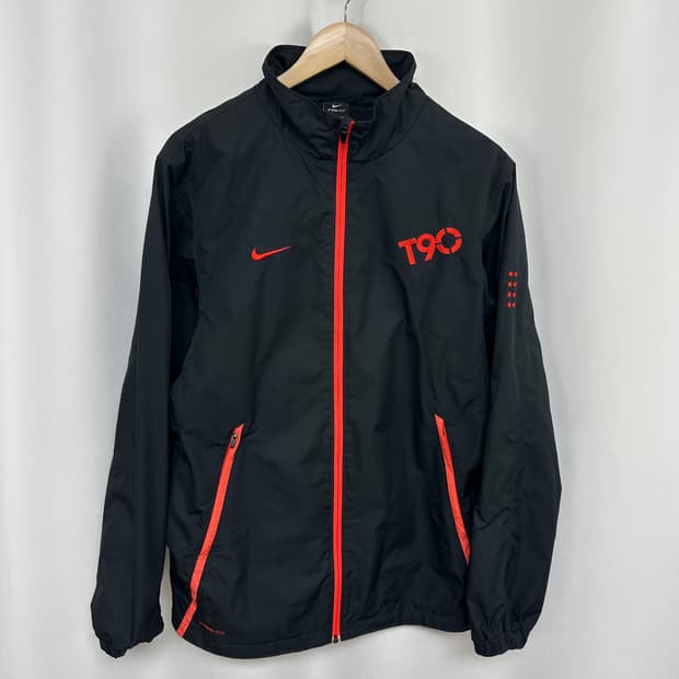 나이키 남자 집업자켓 T90 검정 100 L