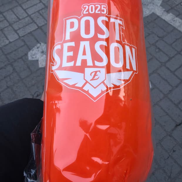 새상품)한화이글스 2025 포스트시즌 패딩담요