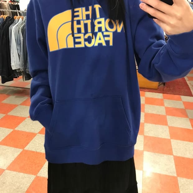 노스페이스 후드티