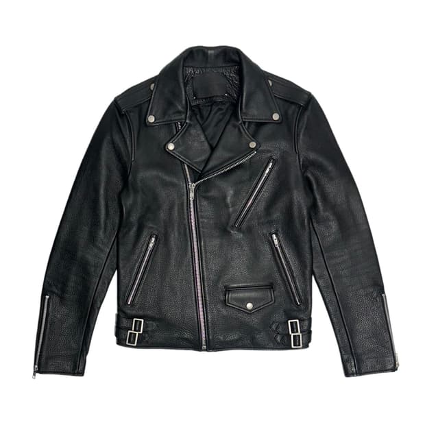 비바스튜디오 소가죽 라이더자켓