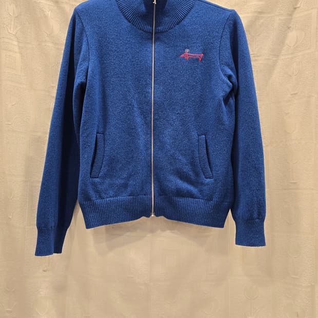 루이까스텔 남성 울 방풍 니트 집업 자켓 95