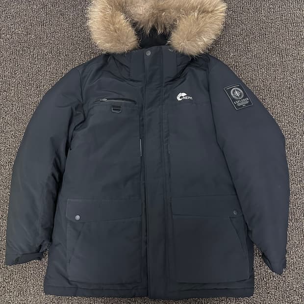 NEPA 네파 구스다운 사파리 패딩 블랙 115(3XL)