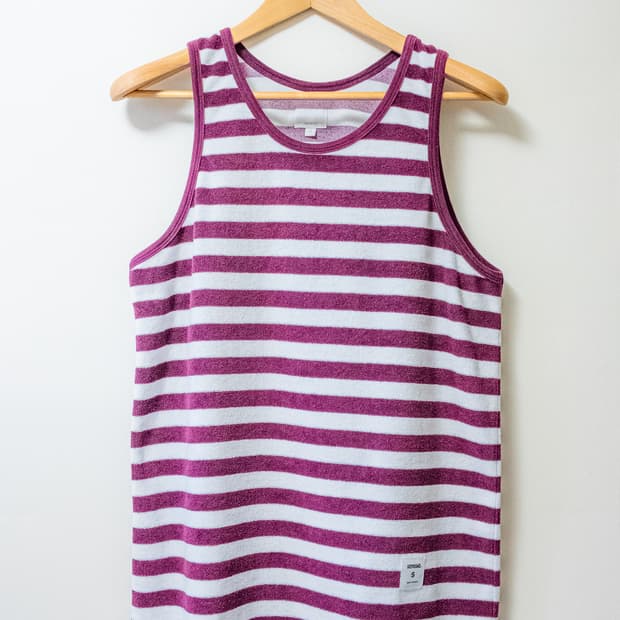 슈프림 12ss 테리 원단 나시 슬리브리스 사이즈 S