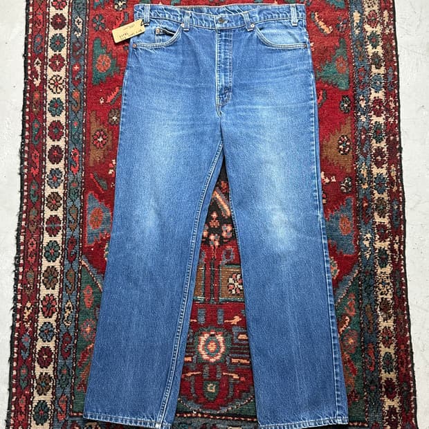 80's USA Made 리바이스 517 부츠컷 플레어진 체인스티치