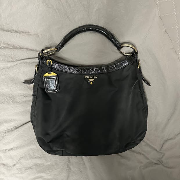 Prada Tessuto Nylon Hobo Bag
