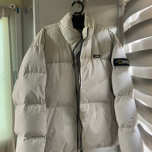 내셔널 지오그래픽 숏패딩 M