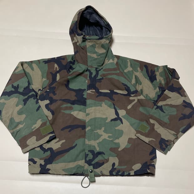 미군 우드랜드 카모 방호복 케미컬 자켓 M/R