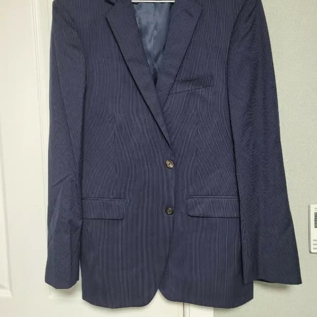 랄프로렌 네이비 스트라이프 블레이져 L