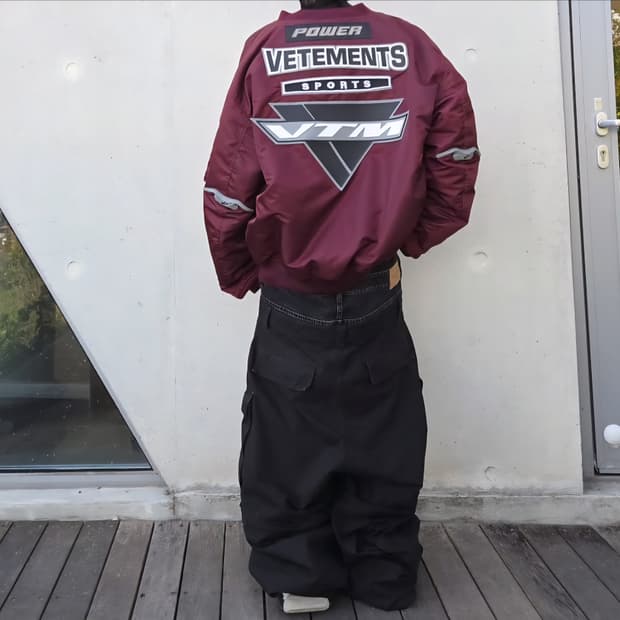 발렌시아가 3단 레이어드 팬츠 데님 진