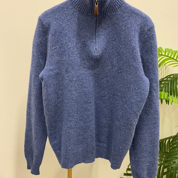 폴로 랄프로렌 울니트 하프집업
