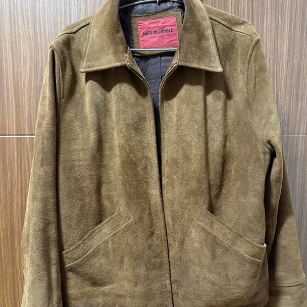 맨인정글 스웨이드 자켓