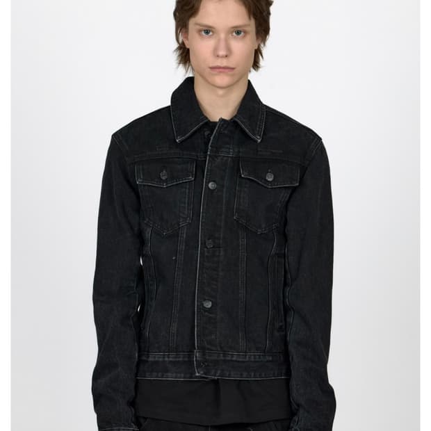 플라스틱프로덕트 데님 트러커 자켓 M사이즈