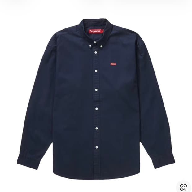 슈프림 스몰 박스 셔츠 네이비 - 23FW